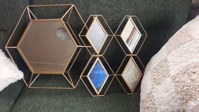2 Gold Mirrors