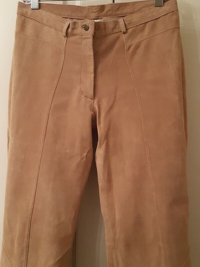 Suede Trousers 12/14 Honey Beige