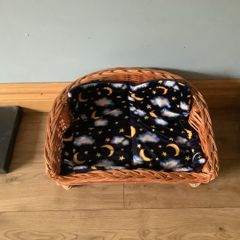 wicker pet bed