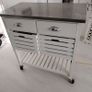 Stainless steel top kitchen trolley Image 2