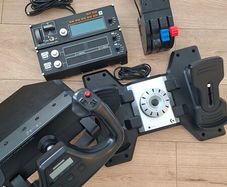 Logitech G Flight Simulator Setup (Yoke, Pedals, Throttle, Multi & Radio Panel)