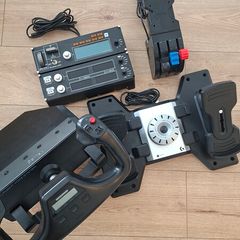 Logitech G Flight Simulator Setup (Yoke, Pedals, Throttle, Multi & Radio Panel)