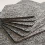 ONLY GREY Placemats and coaster Simple Shape Rectangle Felt Table Mats Set of 12 Image 4