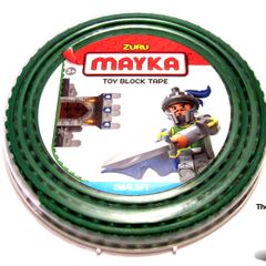LEGO ZURU MAYKA Tape Green 2 Stud Wide 2 Metres Long 6.5 FT Adhesive Toy Block Tape Brand New Sealed