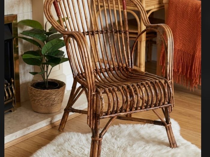 Vintage Bamboo & Rattan Chair