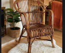 Vintage Bamboo & Rattan Chair