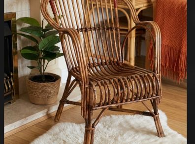 Vintage Bamboo & Rattan Chair