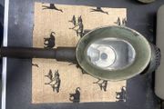 Antique Kodak Kerosene Darkroom Safelight Lamp with Leather Case