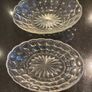 vintage  mid 20th century glass starburst dishes price for both Image 2