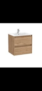 Roca wall hung 600 unit and basin multiple colours 585x