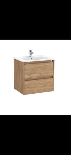 Roca wall hung 600 unit and basin multiple colours 585x