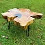 Epoxy resin table, live edge Image 6