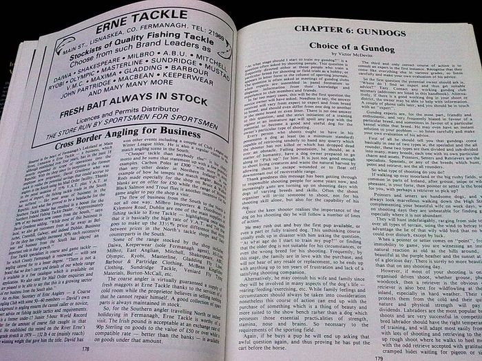 Irish fieldsports & angling handbook Ireland 1984