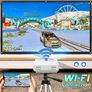 Full HD 1080P Enhanced Mini Wireless Projector 8500 Lumen, Portable Video Projector Compatible with TV Stick Smartphone Tablet HDMI USB AV for Home Theater Image 4