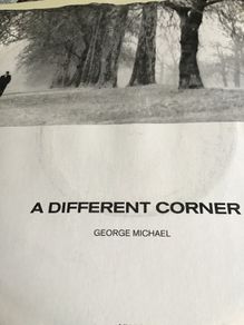 George Michael vinyl single record - A different corner