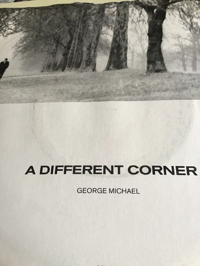 George Michael vinyl single record - A different corner
