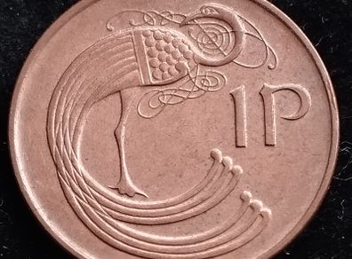 Ireland - 1990 - 1 Penny - 1p - Bird - KM.20a - UNC - [2710]