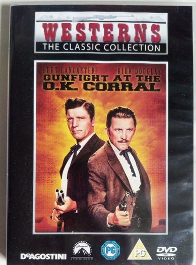Gunfight At The O.K. Corral [1956] Burt Lancaster, Kirk Douglas, Dennis Hopper, Jo Van Fleet, John Ireland, Rhonda Fleming, Jack Elam & Lee Van Cleef [1xDVD Movie]