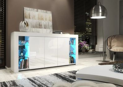 Large sideboard/ display unit with led lights GALAXY