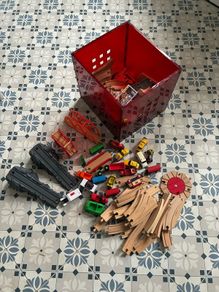 Wooden Tracks and Vehicles