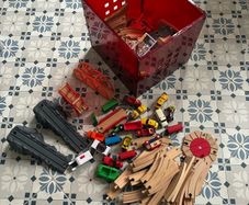 Wooden Tracks and Vehicles