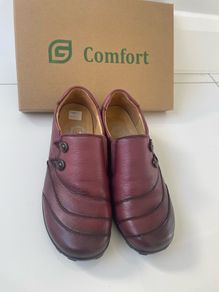 G Comfort G Comfort Womens High Cut Shoe - Burgundy