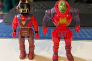 Dinoriders Krulos and Bitor from 1988 Tyco T-Rex set