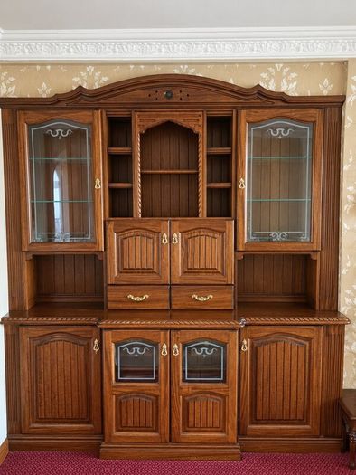 Solid Oak and Mahogany Kitchen, Doors, Units etc