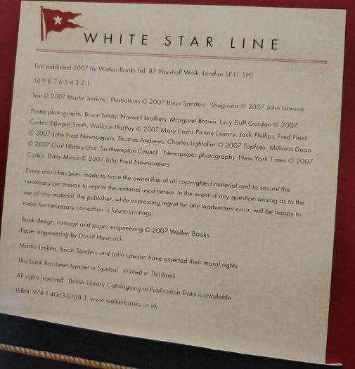 Titanic 3D Model Book (2007 First Edition)