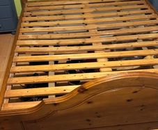 King size bed solid wood