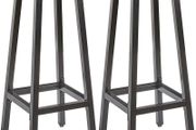 NEW SALE | Set of 2 Bar Stools, Tall Breakfast Bar Stools with Footrest for Kitchen, Industrial Bar Chairs for Party Room