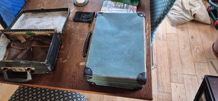 Old style suitcases