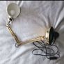 Brass yellow desk lamp Image 2