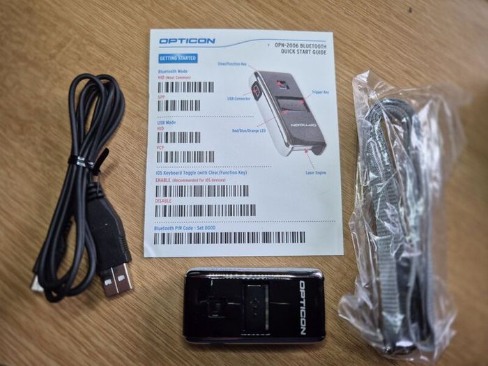 OPTICON bluetooth barcode scanner NEW