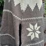 Atmosphere - Nordic Fair Isle Chunky Knit Cape Cardigan Image 5
