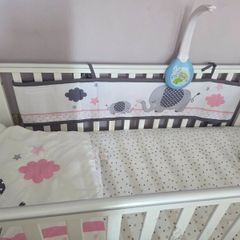 Baby Cot with Mattress & Accessories  Excellent C