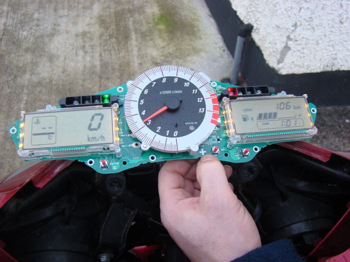 VFR 800 Clocks Speedo instruments