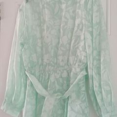 Sheer top elasticated waistband suit 12/14