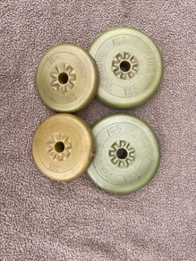 York Barbell 13.6kg Weight Plate Set