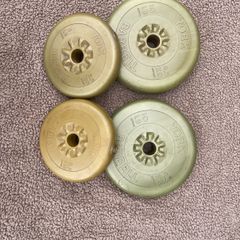 York Barbell 13.6kg Weight Plate Set