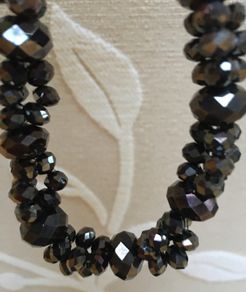Dark Brown Crystal Bracelet