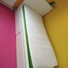 Malm single bed with Jay-Be mattress