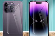 iPhone 14 Hydrogel Film Screen Protector - front and back
