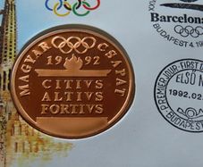 Hungarian team Stronger Faster Higher | Barcelona Olympics 1992 Hungary Magyar csapat medal