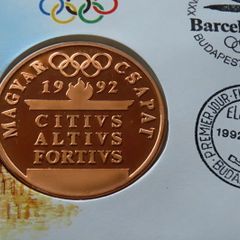 Hungarian team Stronger Faster Higher | Barcelona Olympics 1992 Hungary Magyar csapat medal