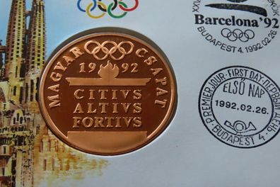 Hungarian team Stronger Faster Higher | Barcelona Olympics 1992 Hungary Magyar csapat medal