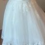 Lace Vintage Tea Length Wedding Dress. Size 18 Image 7
