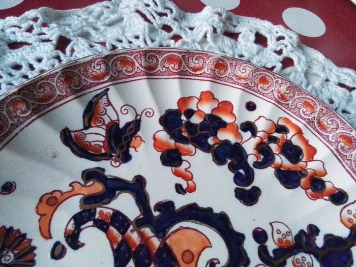 Antique Imari Indian Pattern Crown Devon