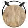 Bar Stools 2 pcs 76 cm Solid Mango Wood Image 5