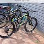 5 Bike Stand Floor or Wall mounted bike rack for garage Bicycle Parking rack Cycle Storage Locking Stand Image 5